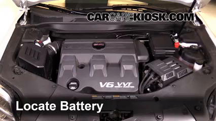 2016 GMC Terrain SLT 3.6L V6 FlexFuel Battery Replace